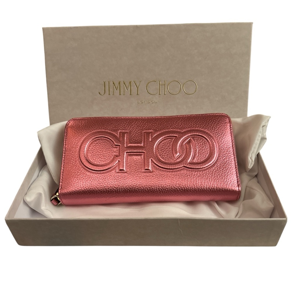 New Jimmy Choo Long Zippy Wallet
